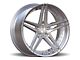 Rennen CSL-3 Silver Machined with Chrome Bolts Wheel; 19x8.5 (07-10 AWD Charger)